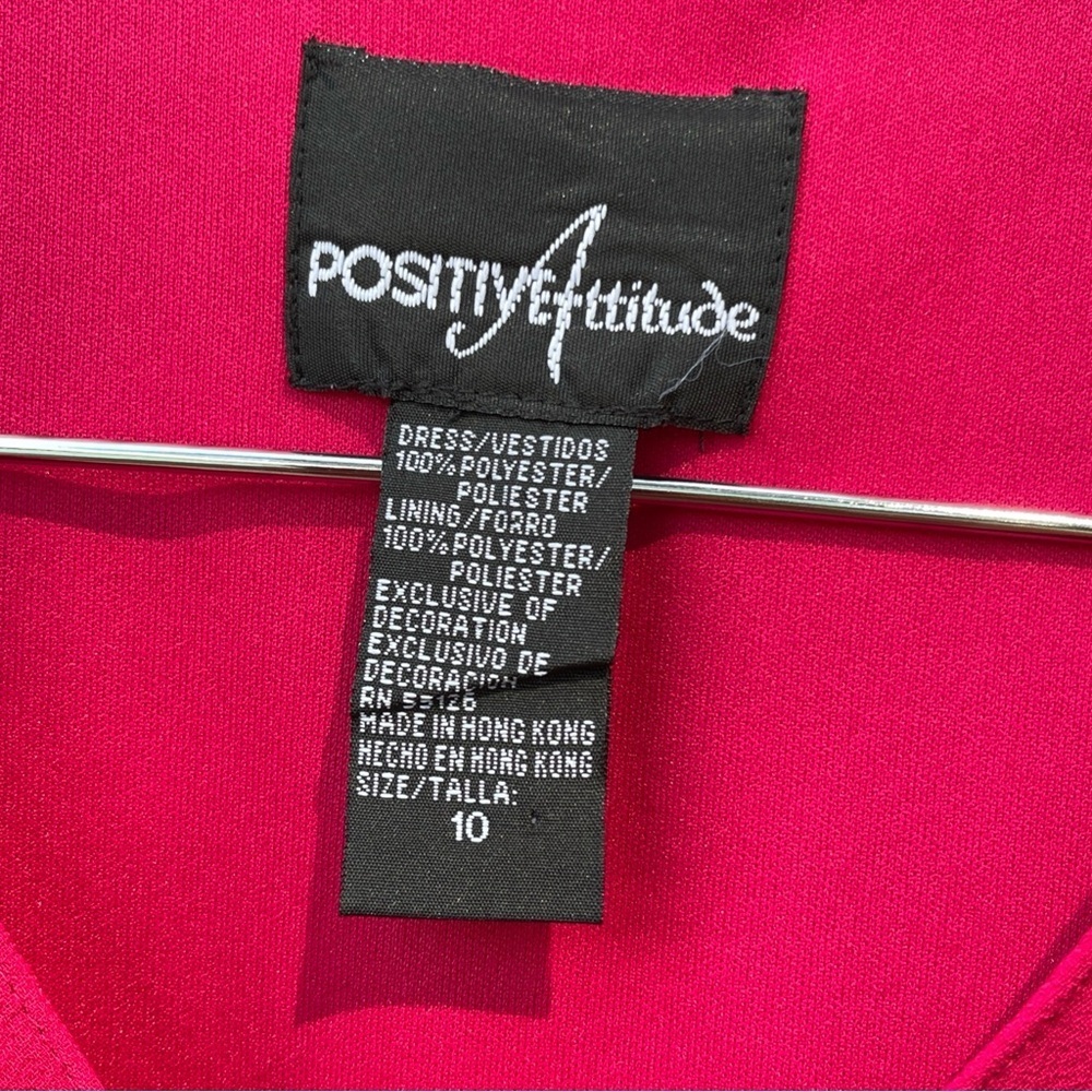 Positive Attitude Vibrant Pink Maxi Dress Size 10 - Picture 3 of 13